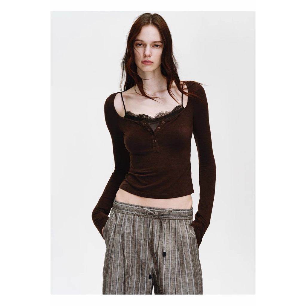 FireladyFur Top with Layers ราคา ถูกที่สุด ดีลบีเคเค แกลเลอรีภาพที่ 2