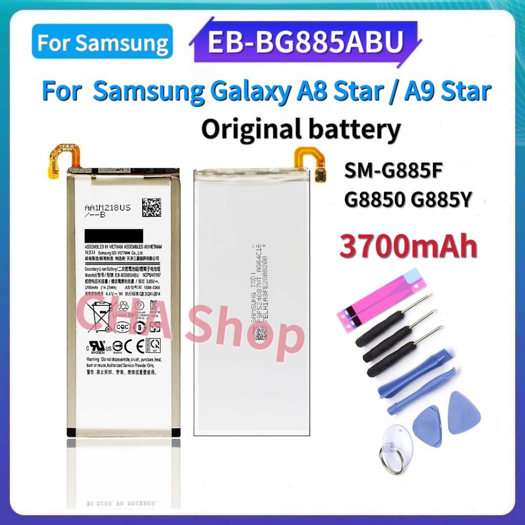 แบตเตอรี่ แท้ For Samsung Galaxy A8 Star / A9 Star SM-G885F G8850 G885Y EB-BG885ABU แบต ใช้กับ Samsu