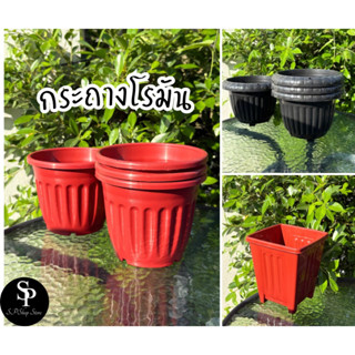 กระถางต้นไม้ (ขนาด 6 , 7.5 , 8 นิ้ว) พลาสติกคุณภาพอย่างดี