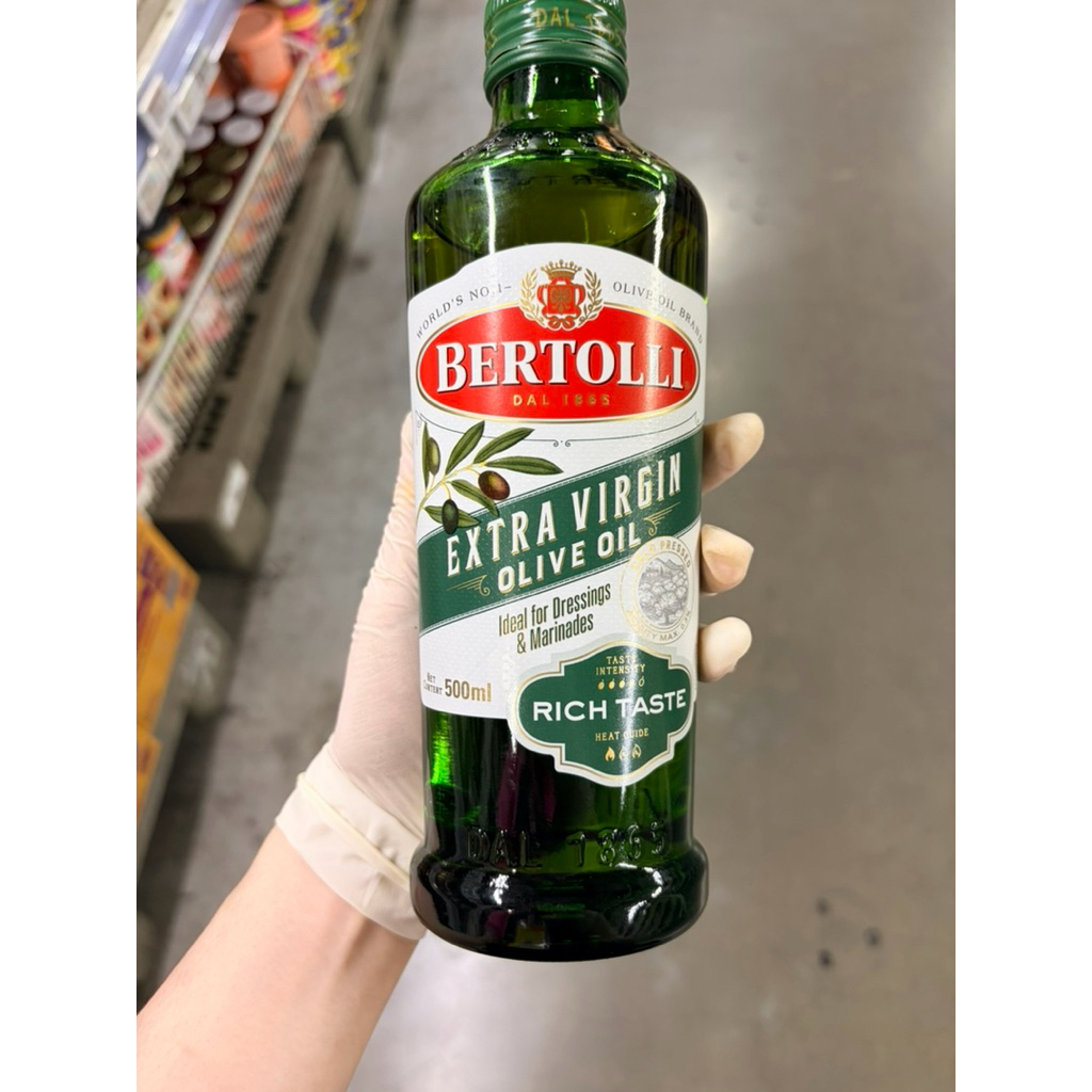 เบอร์ทอลี่น้ำมันมะกอกเอ็กตร้าเวอร์จิน ขนาด500ml.