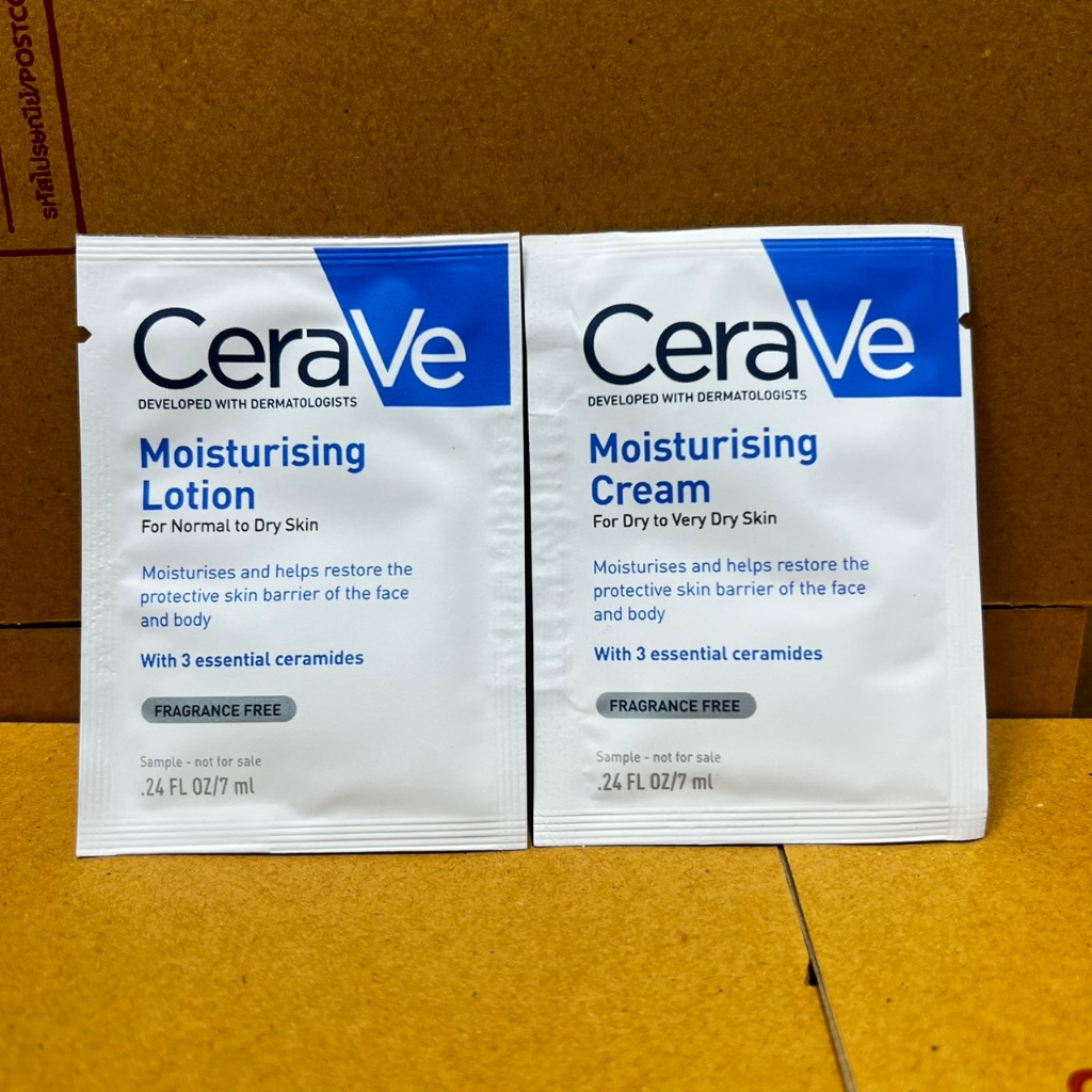 เซราวี CERAVE Moisturising Lotion / Cream ซอง 7 ml.(ขนาดพกพา) 1 ชิ้น
