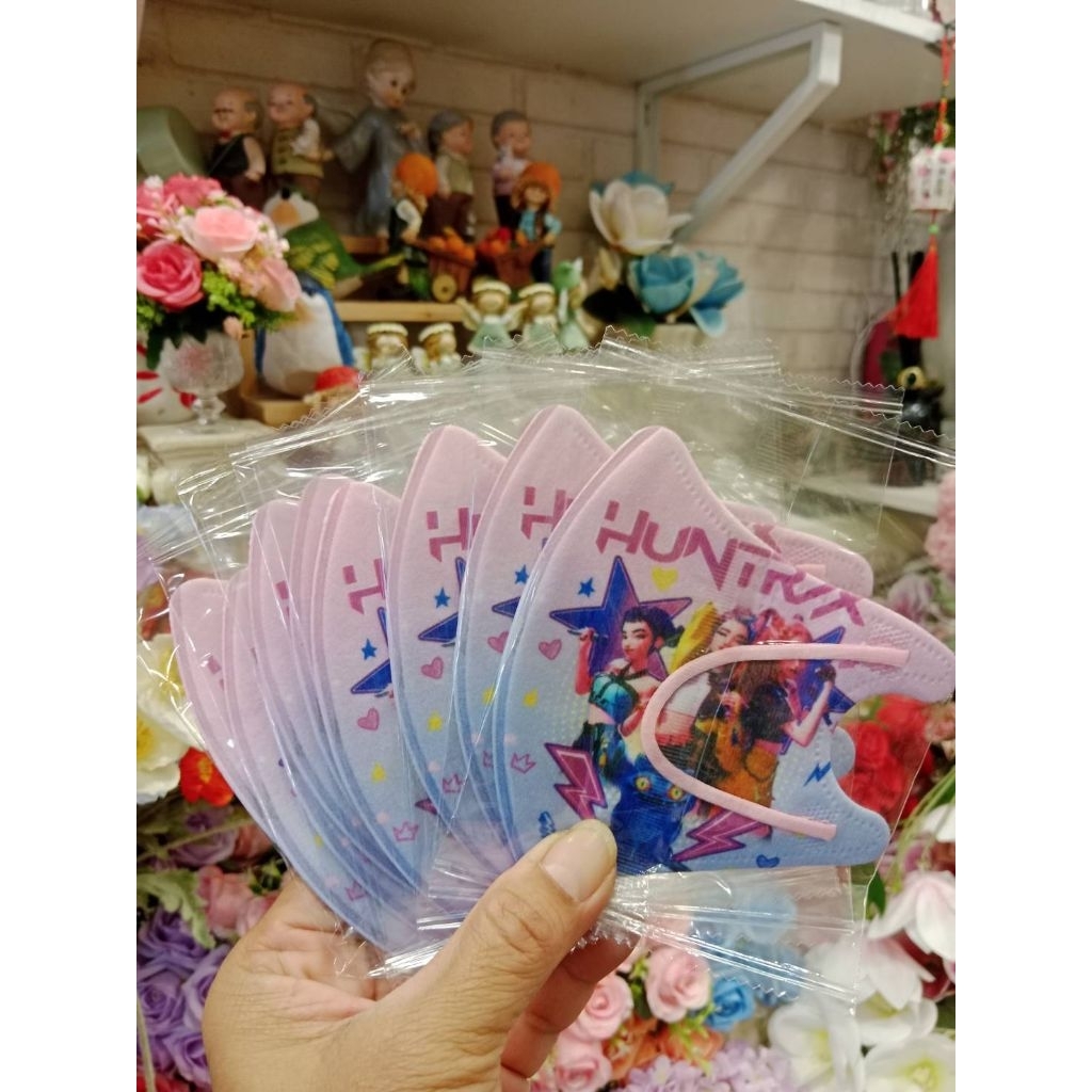 หน้ากากอนามัย K​ Pop Demon สำหรับเด็ก 3-12 ปี ลายการ์ตูนยอดฮิต แพ็คแยกชิ้นละ 1 ชิ้น 1ห่อมี 10ชิ้น ราคาห่อละ 39 บาท - รูปที่ 7