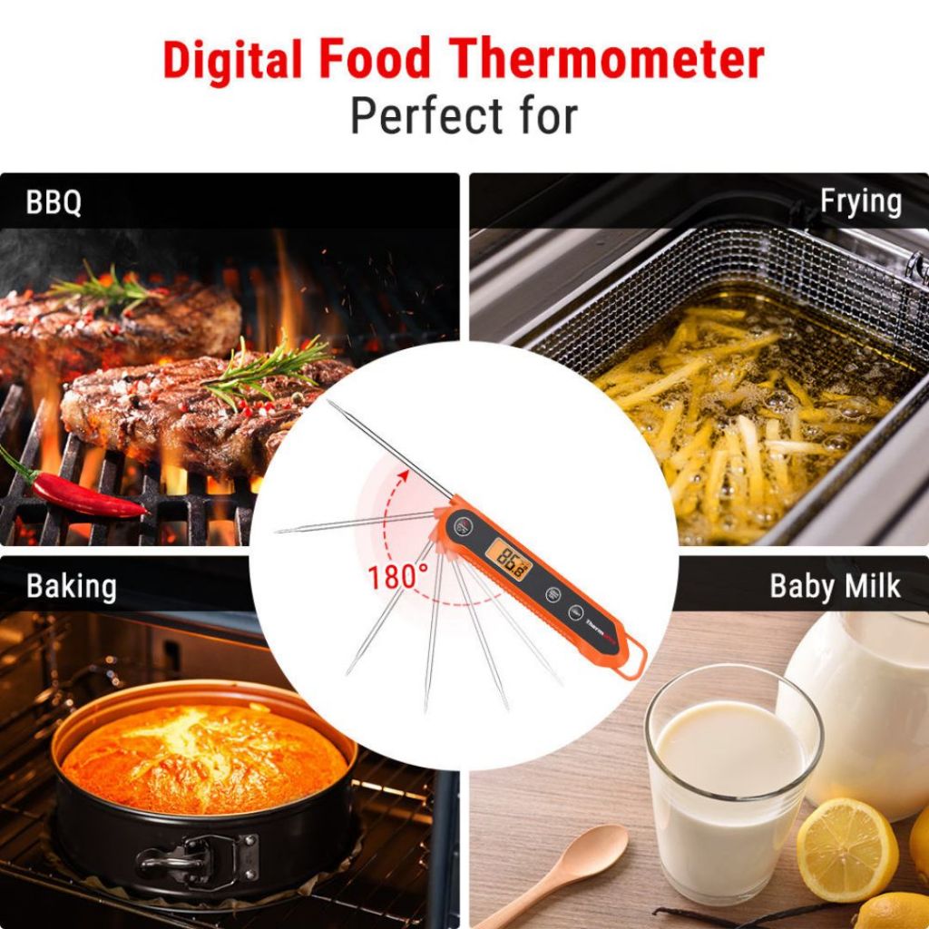 ThermoPro TP-03H เครื่องวัดอุณหภูมิอาหาร Instant-Read Meat Thermometer รุ่นTP-03H ราคา ถูกที่สุด ดีลบีเคเค แกลเลอรีภาพที่ 9