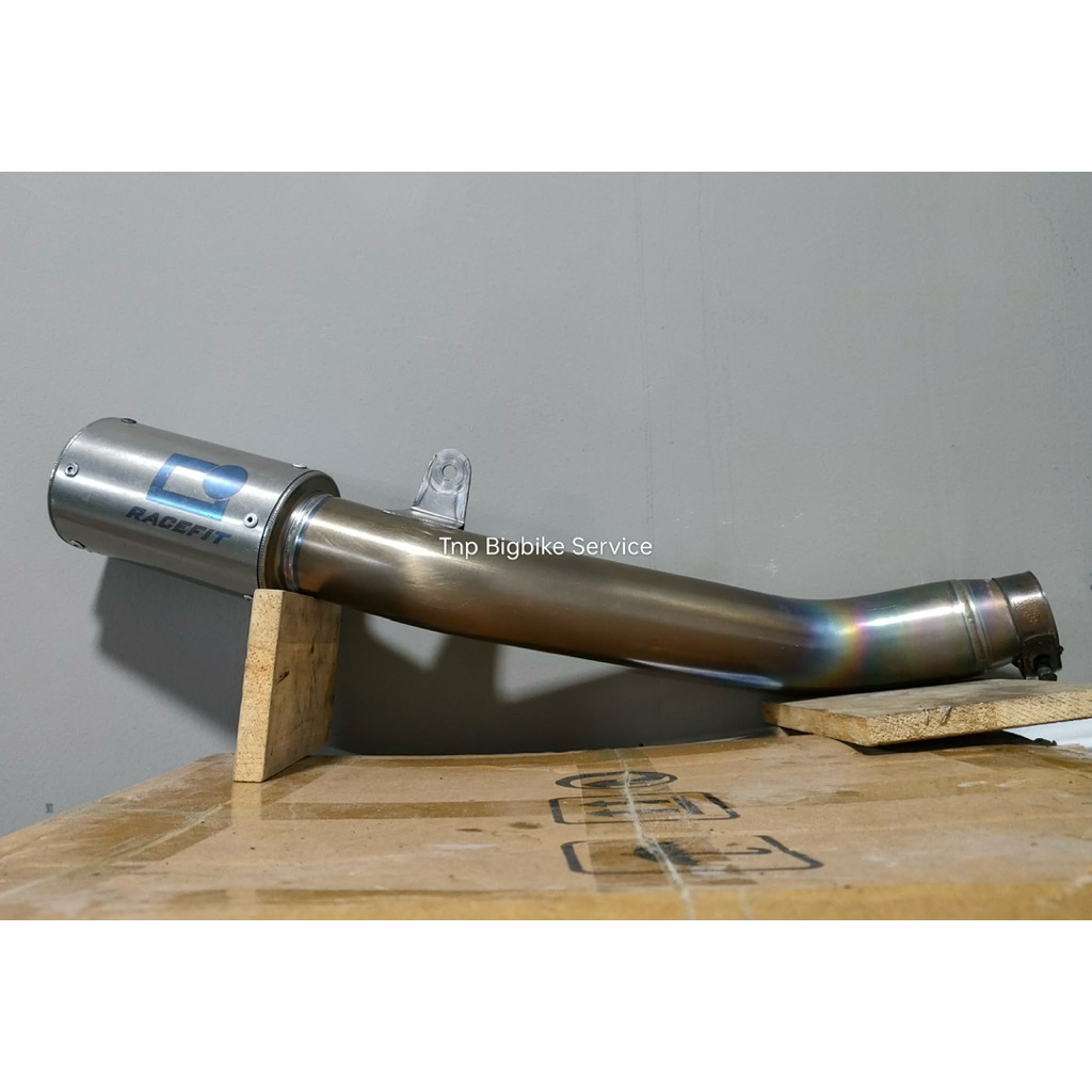 ท่อ Racefit Titanium แท้  ตรงรุ่น Triumph Street Triple 675