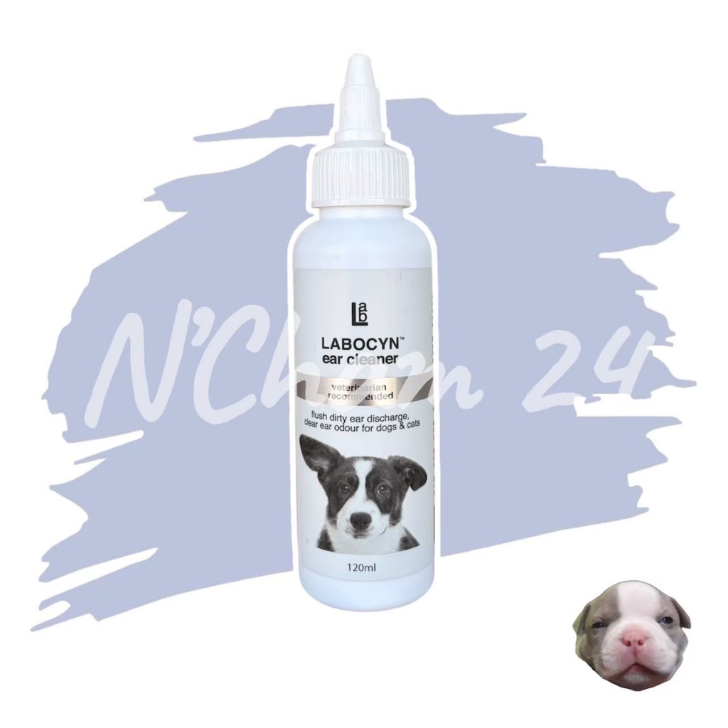 Labocyn Ear cleaner 120 ml สำหรับล้างทำความสะอาดหู ลดการอักเสบ และลดกลิ่นเหม็น