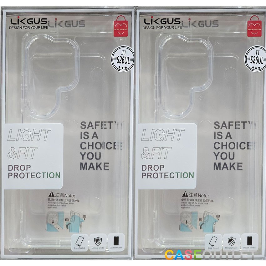 เคส Samsung S26 S25 S24 S23 S22 S21 Note20 ultra fe S26ultra เคสใส หลังแข็ง ขอบใส HYBRID ยางใส LIKGUS ของแท้ กันกระแทก - รูปที่ 7