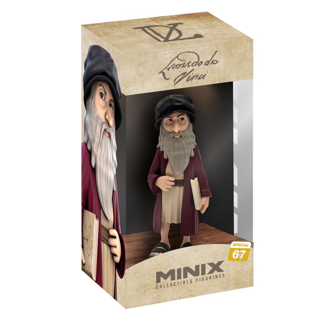 MINIX FIGURINE 12CM HISTORICAL - LEONARDO DA VINCI