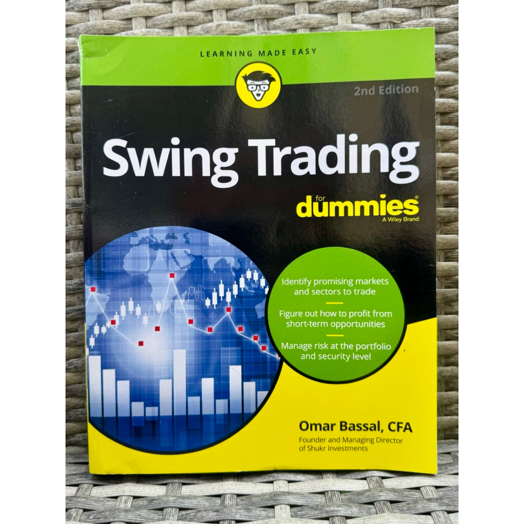 Swing Trading for Dummies, 2nd Edition(Second-hand, slight damage on the top conner)