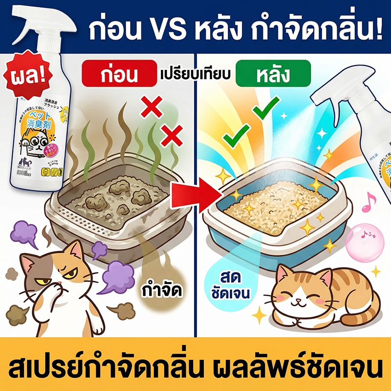 🐱ขจัดกลิ่นและฆ่าเชื้อ 1 วินาที🐱Lab สเปรย์ดับกลิ่นฉี่แมว สเปรย์ดับกลิ่นสัตว์เลี้ยง ดับกลิ่นทรายแมว สเปรย์ดับกลิ่นสุนัข