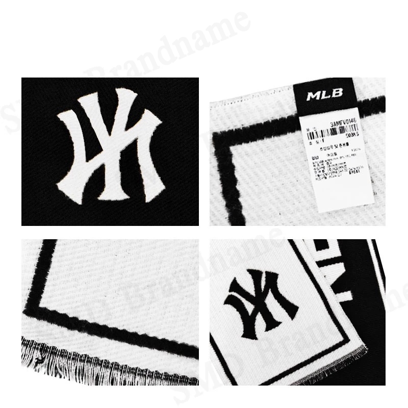 MLB ผ้าพันคอ รุ่น Varsity Unisex Scarf Code: 3AMFV0146 50BKS - รูปที่ 2