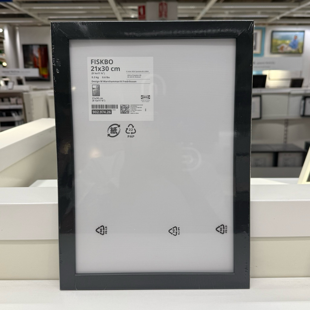 กรอบรูปอิเกีย Fiskbo 21x30 ซม. ขนาด A4