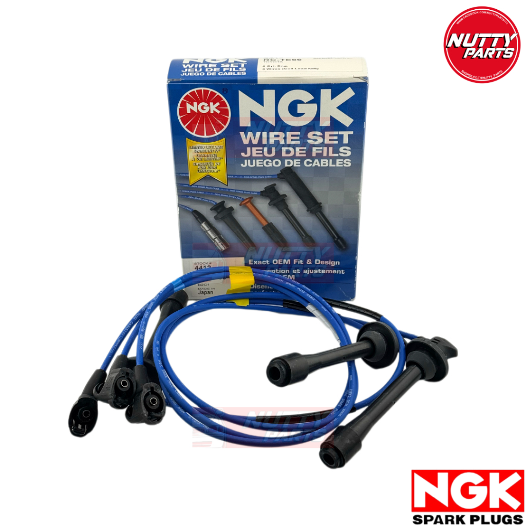 สายหัวเทียน NGK SR-8  TOYOTA GRANVIA HILUX SURF PRADO สำหรับเครื่อง V6 5VZ-FE 3.4L