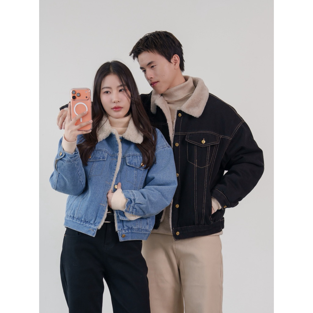 J058 - Warm denim jacket