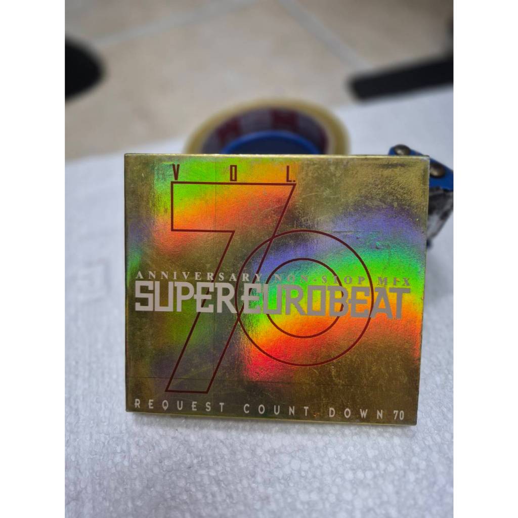 แผ่นซีดีเพลงรวมฮิตยูโรบีท "SUPER EUROBEAT VOL.70 ANNIVERSARY NON-STOP MIX REQUEST COUNT DOWN 70