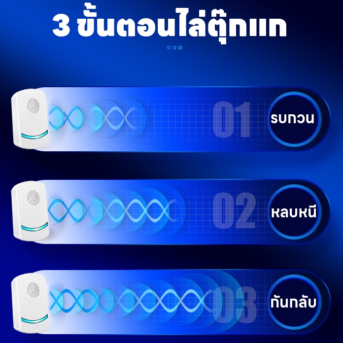 ไล่จิ้งจกไร้เสียง TIA ไล่จิงจก เครื่องไล่อัลตราโซนิก ยาไล่จิ้งจก ปลอดภัยต่อแม่ลูกไร้เสียง - รูปที่ 4