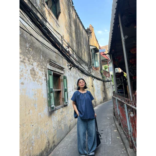 Balloon blouse เสื้อบอลลูนเบลาซ์ แขนสั้น