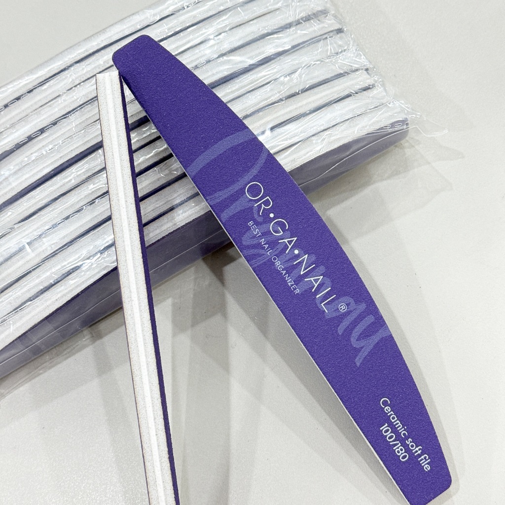 🆕️ORGANAIL Ceramic Soft File แยกขายชิ้น ตะไบหนานุ่มเนื้อเซรามิค 100/180 วัสดุจากเกาหลี