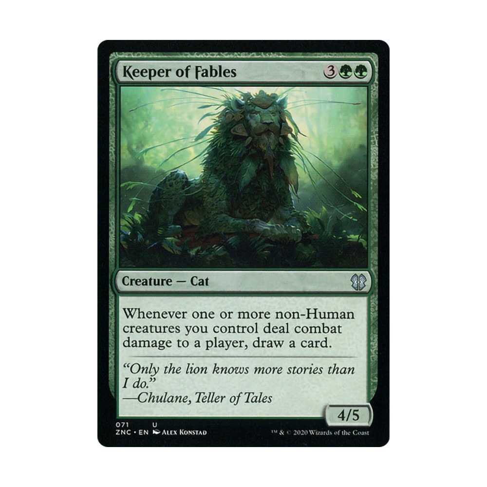 [MTG] Keeper of Fables [ZNC] [GREEN] [U] - Magic the Gathering SINGLES
