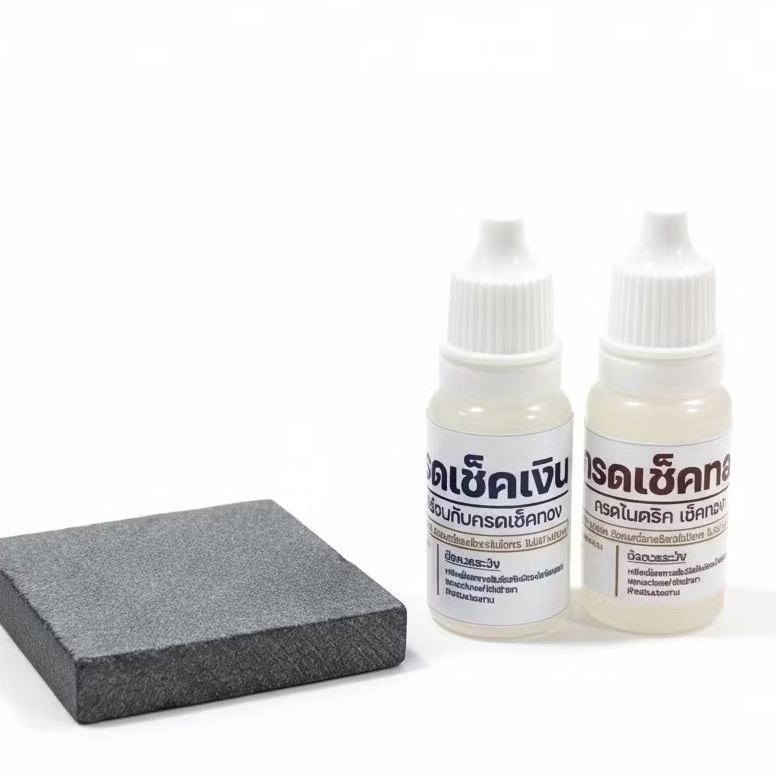 น้ํายาเช็คทองและเช็คเงิน ชุดทดสอบทอง ชุดทดสอบเงิน