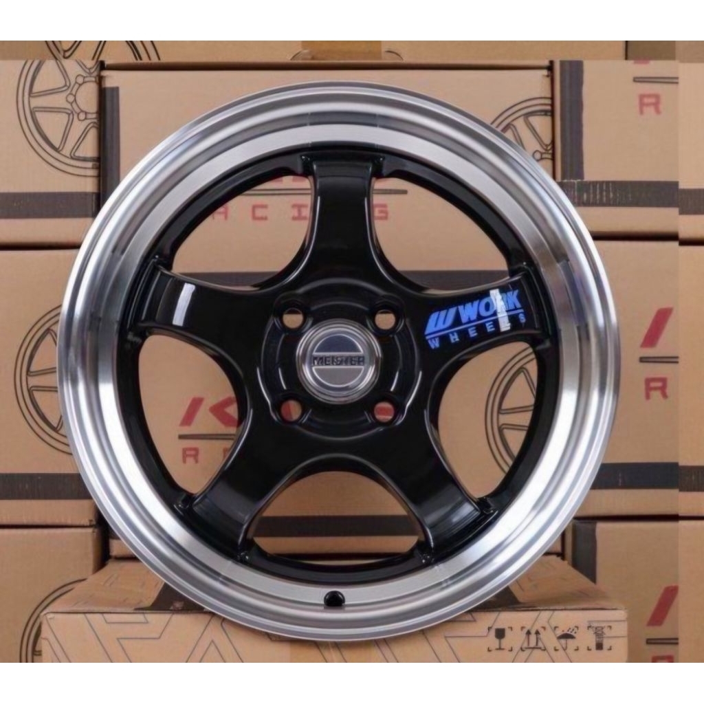 ล้อ w work s1 ขอบ15 / 4รู100 / กว้าง7 / ออฟ33