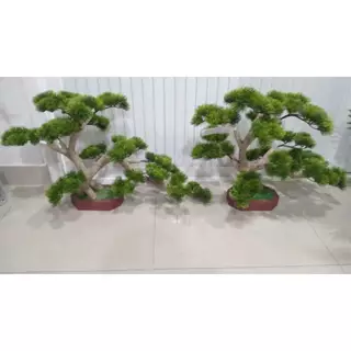 ต้นบอนไซ สูง40-45ซม.ต้นไม้ปลอม ต้นไม้ประดิษฐ์ Leeartplants