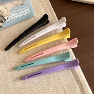HC-020 กิ๊บหนีบผมแบบยาว 11 ซม. Hair Clip Long Style สีพาสเทล หนีบแน่น ไม่กินผม ใช้แบ่งช่อ/จัดทรง Hair Clip (ส่งในไทย)