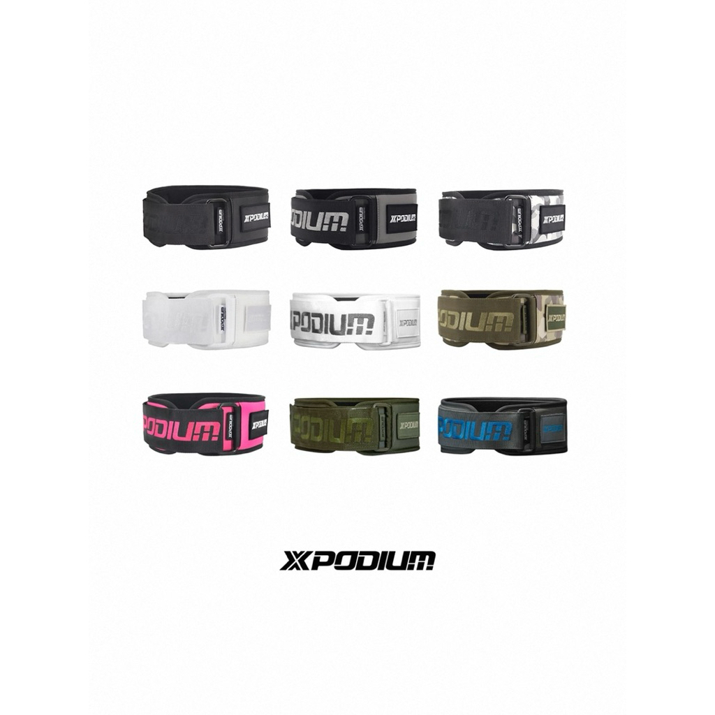 XPODIUM เข็มขัดพยุงหลังสำหรับออกกำลังกาย รองรับการสควอท ยกน้ำหนัก ฟิตเนส สำหรับผู้ชายและผู้หญิง