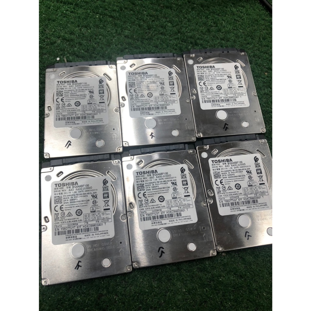 HDD 1TB TOSHIBA ขนาด 2.5" สินค้ามือสอง สภาพดี