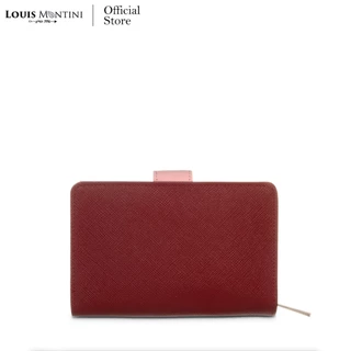 Louis Montini (Evelyn) กระเป๋าสตางค์ผู้หญิง พับสั้น หนังวัวซาเฟียโน่ WL50