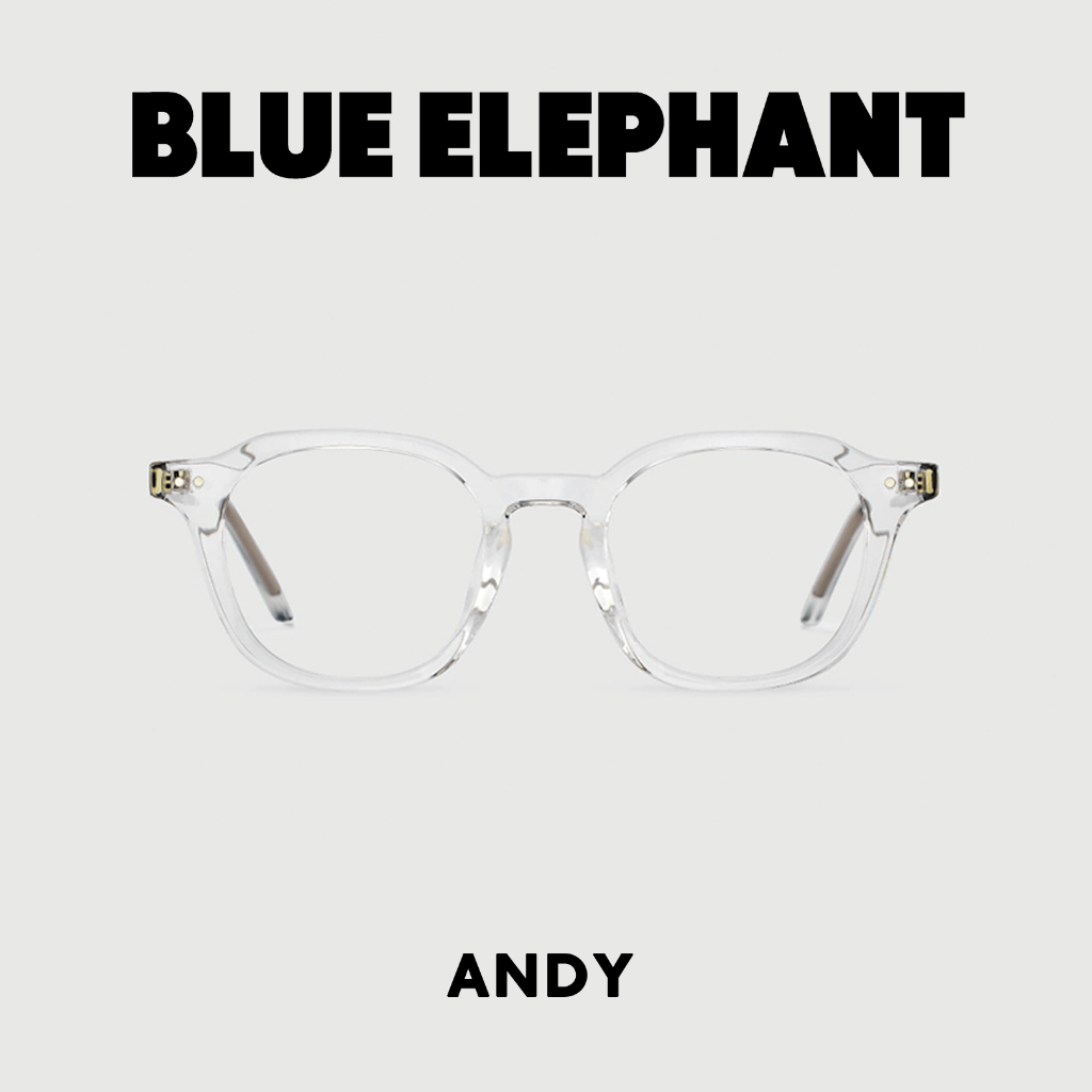 GLASSES FRAME BLUE ELEPHANT - ANDY (Black, Crystal, Flesh & Grey Crystal)