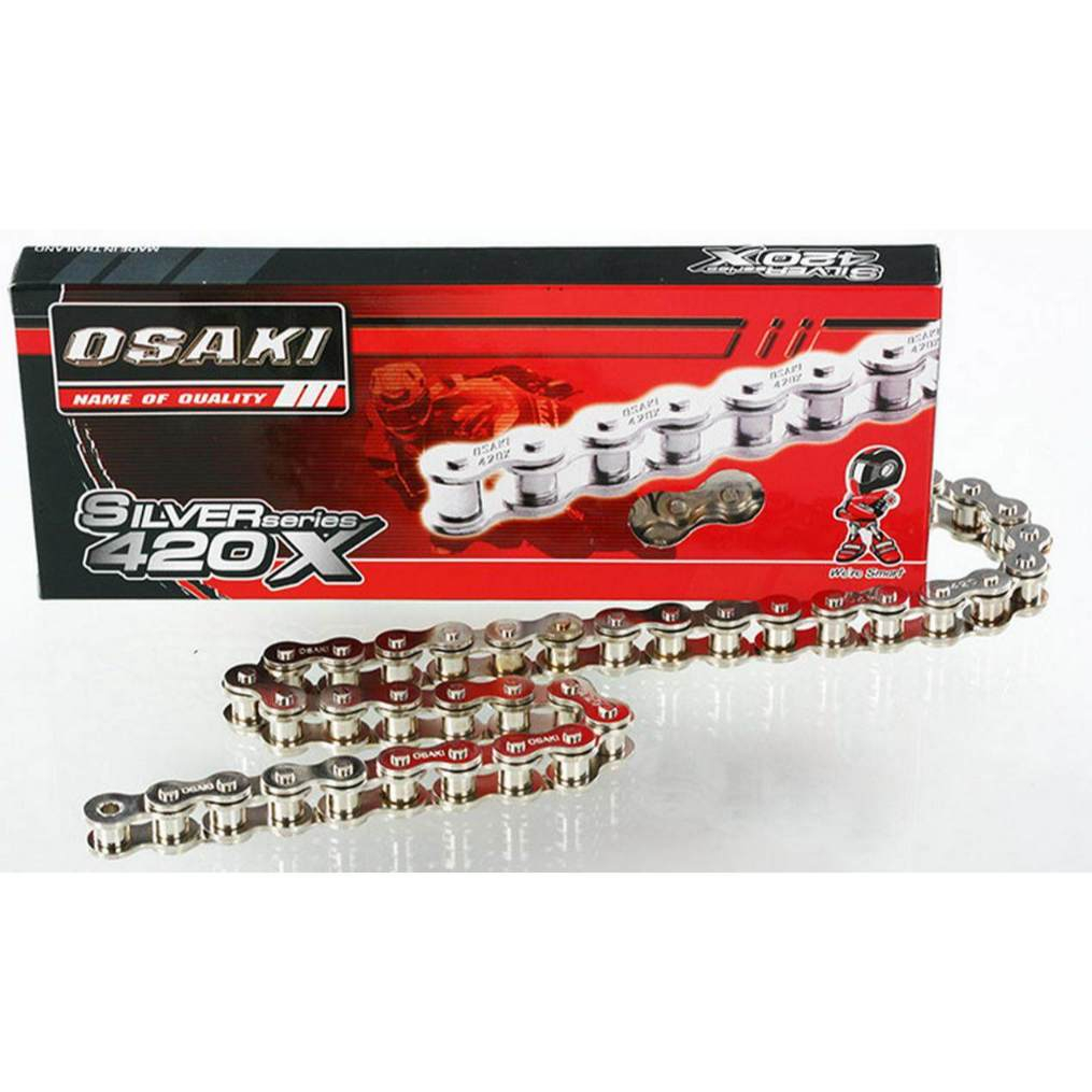 โซ่เลส (OSAKI) 420-108 / สีแดง 420-106