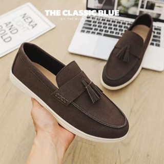 (พร้อมส่ง) The Classic blue - Ben Tassel Loafer shoes รองเท้…