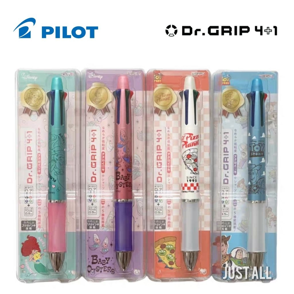 Disney × Pilot Dr.grip 4+1 ปากกาลูกลื่น 0.7mm พร้อมดินสอกด 0.5mm