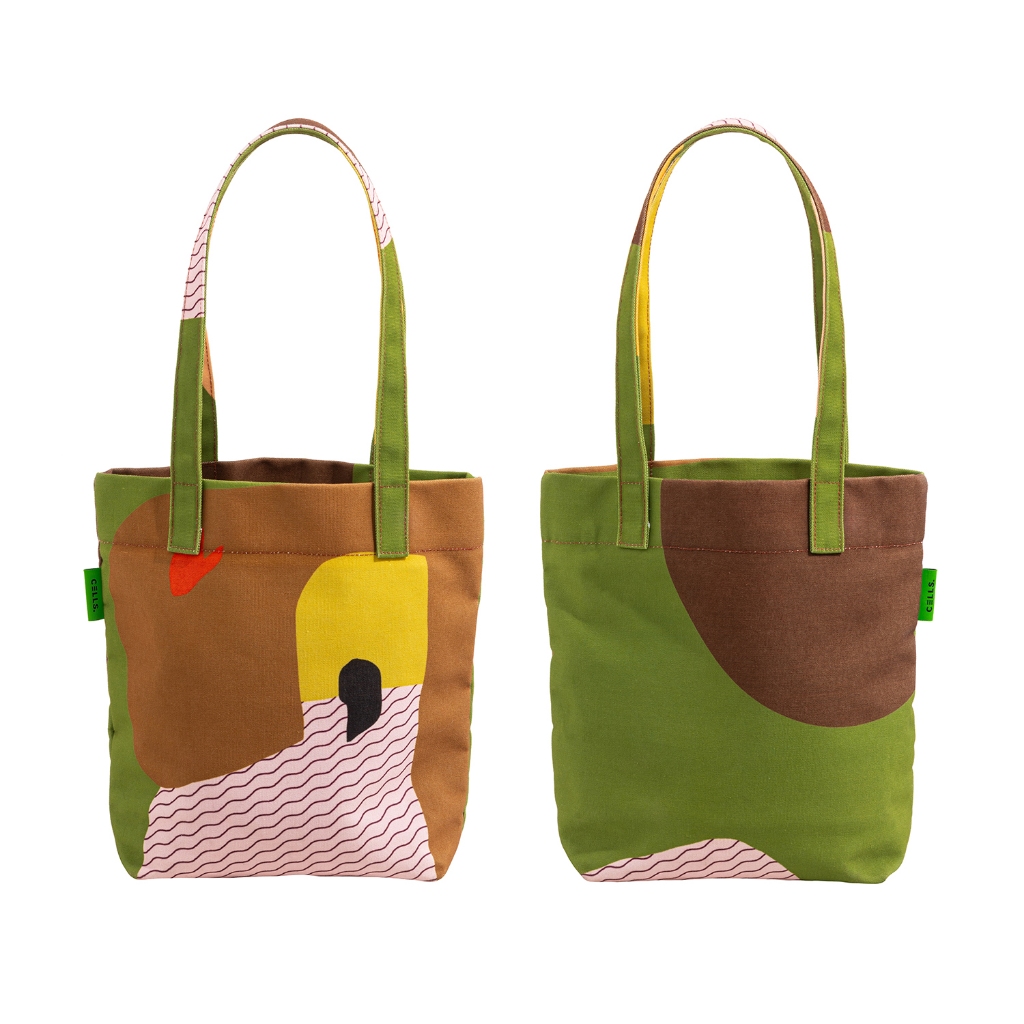 CELLS. กระเป๋าผ้า รุ่น Leonardo-Tote-S-006-01