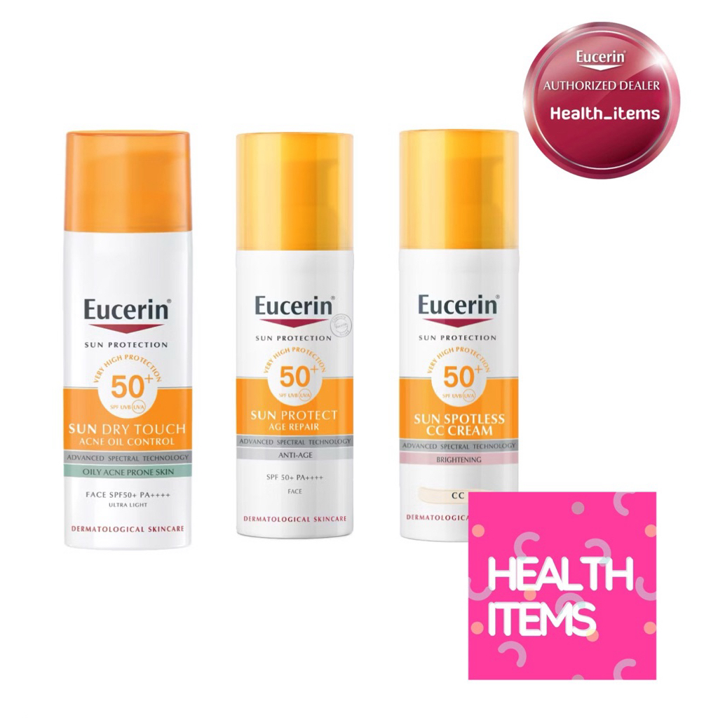 Eucerin SUN DRY TOUCH ACNE OIL CONTROL / Eucerin SUN SERUM SPOTLESS BRIGHTENING