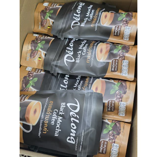 ใหม่ เดอลองกาแฟดำมอคค่า หอม มัน กลมกล่อม ผสมโกโก้แท้จากเบลเยี่ยม ไม่มีน้ำตาล