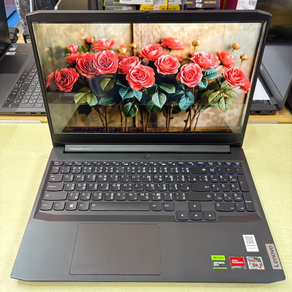 LENOVO  IDEAPAD  GAMING 3  15ACH6  82K2027UTA  ติดฟิล์มกันรอยหน้าจอแล้ว  ประกันศูนย์ Advice 15/07/20