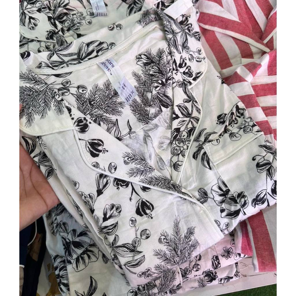 เซ็ทชุดนอนเสื้อคอปกแขนยาวกระดุมหน้า+กางเกงขายาว Stars Above Pajama set with long-sleeved shirt and long pants. - รูปที่ 6