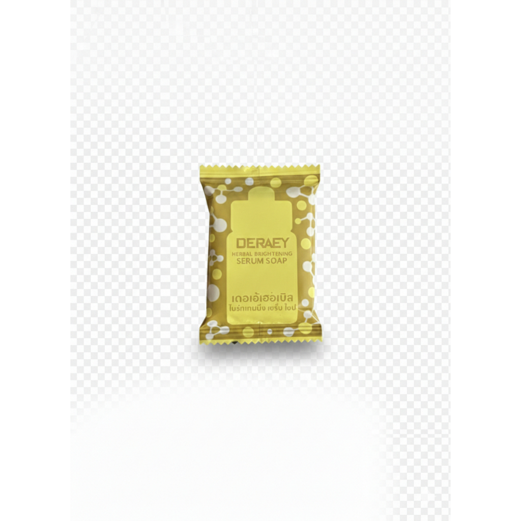 DERAEY HERBAL BRIGHTENING SERUM SOAPขนาด 20g. สบู่เซรั่มเดอเอ้