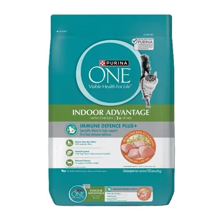 เพียวริน่าวัน อาหารสำหรับแมวโต ชนิดเม็ด ขนาด 10 กิโลกรัม PURINA ONE ADULT 10 KG.