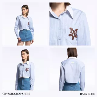 Merge Official - Cryssie Crop Shirt (พร้อมส่ง)