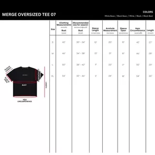 Merge Official - Merge Oversized Tee 07 (พร้อมส่ง)