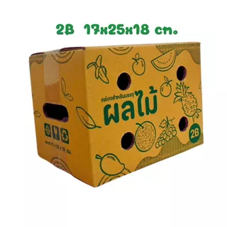 กล่องใส่ผลไม้ อย่างหนา 5 ชั้น กล่องบรรจุผลไม้ 10 ใบ