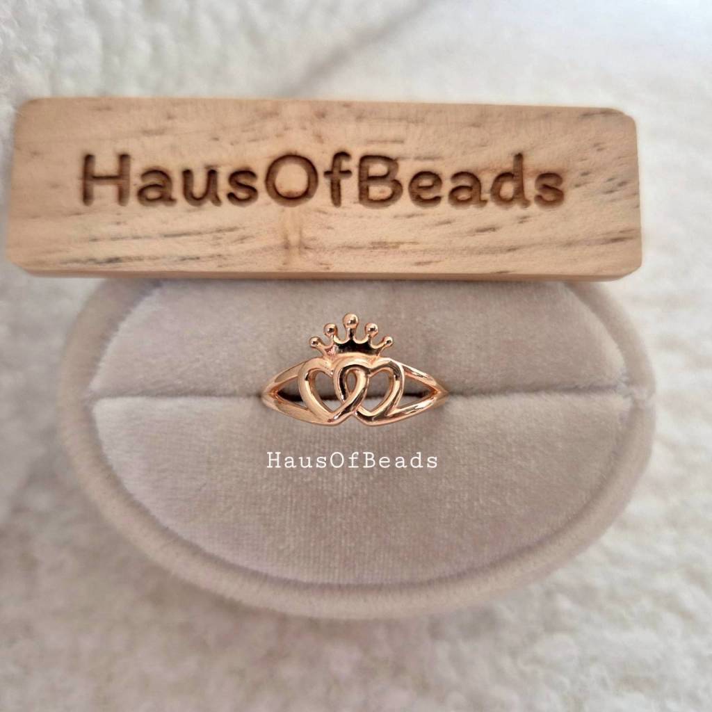 ⭐️ NEW ของแท้ 100% ⭐️ Rose Gold Plated Crown Ring
