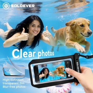 【TH】SOLOEVER ถุงกันน้ำสำหรับโทรศัพท์มือถือ ถุงป้องกันการดำน้ำ ถุงกันน้ำสัมผัสหน้าจอได้