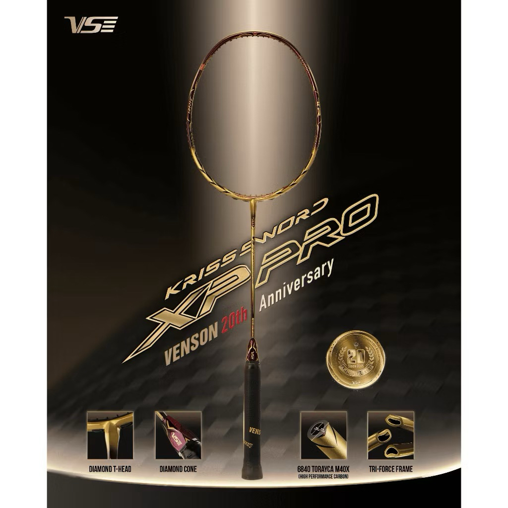 VS ไม้แบดมินตัน รุ่น Kriss Sword XP Pro 20th Boxset