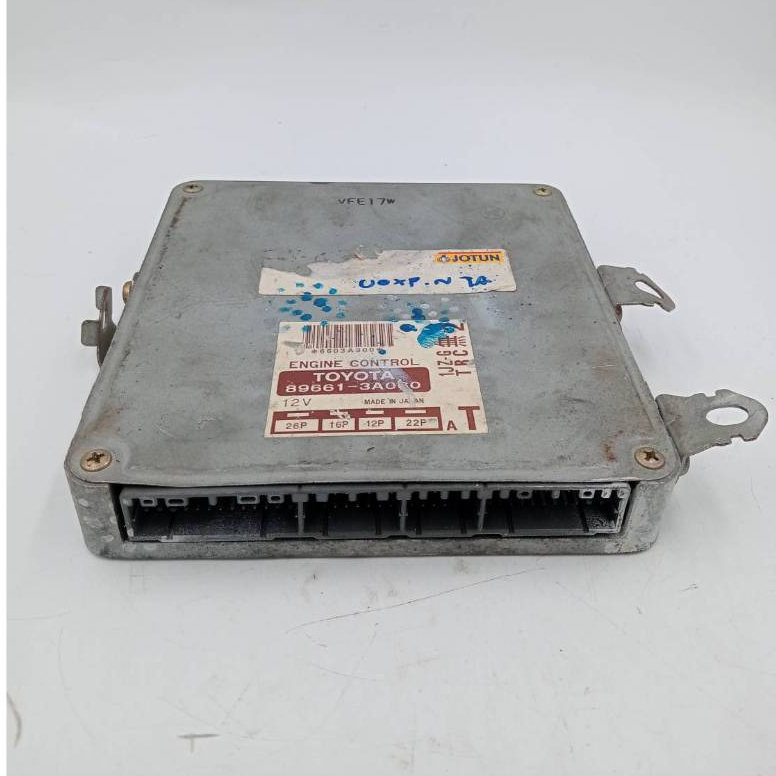 กล่องเครื่องยนต์ECU TOYOTA 1JZ-GE แท้ญี่ปุ่น 89661-3A080 กล่องคอม 1JZ ปลั๊ก 4 ช่อง AT ใช้งานปกติ รับ
