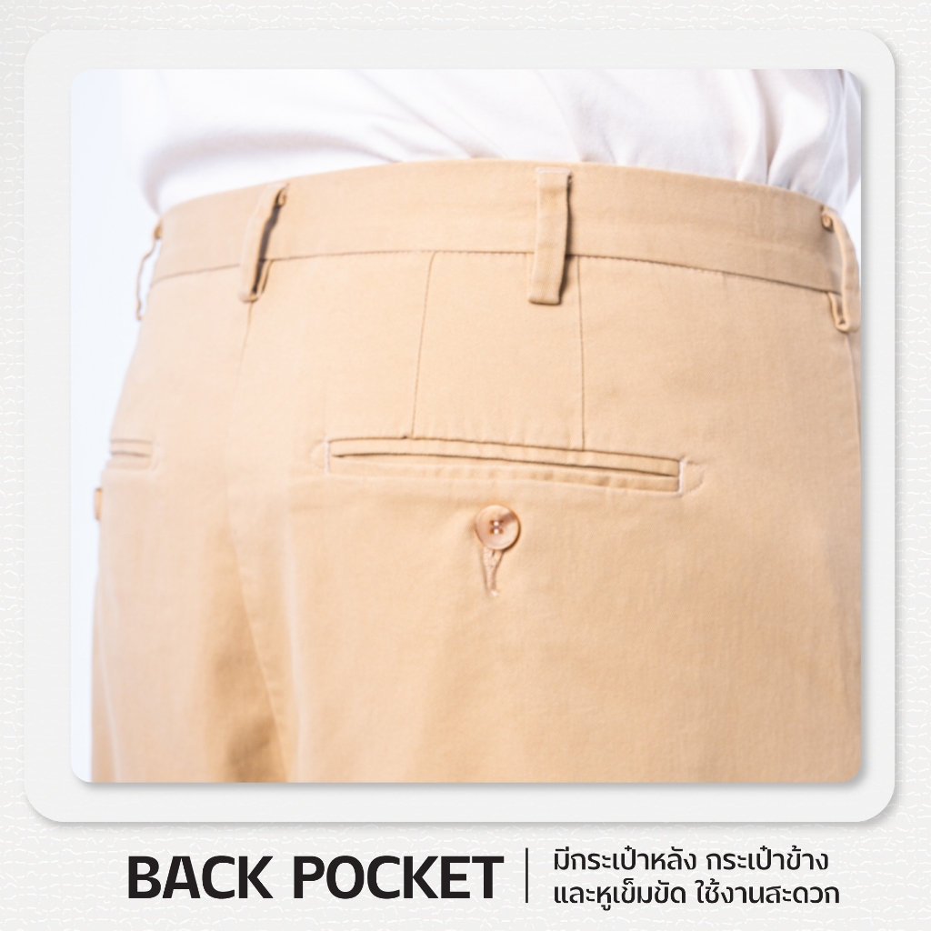 WARRIX Chino Pants 2025 กางเกงขายาว (LP-253CAMCL01) — صورة 3
