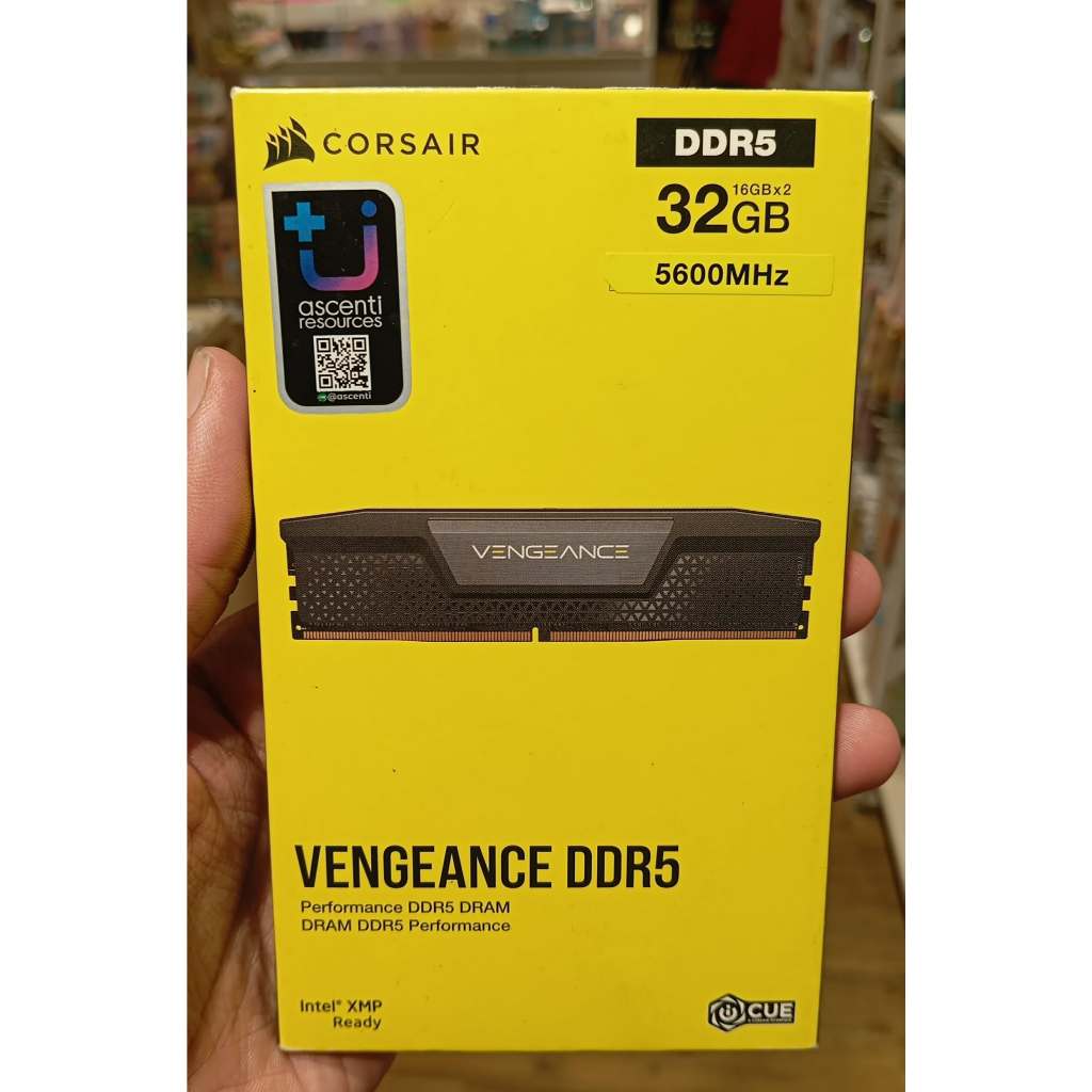 แรม CORSAIR VENGEANCE DDR5 32GB (16X2) BUS 5600 ประกัน LT (มือสอง)