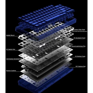 AULA NOVA75 TFT TRI-MODE GAMING MECHANICAL KEYBOARD 75% คีย์ไทย แบต 8000mAh | รับประกัน 2 ปี